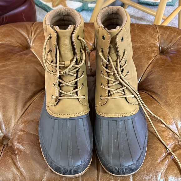 ALEADER Mens Duck Boot | Waterproof Shell | Fur Lined Insulated Winter Snow Boot - Picture 1 of 7